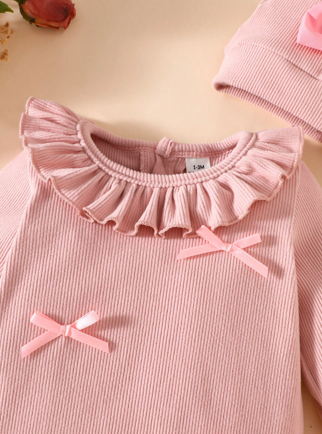 Enterizo Recién Nacida Perla 🎀 (3 piezas)