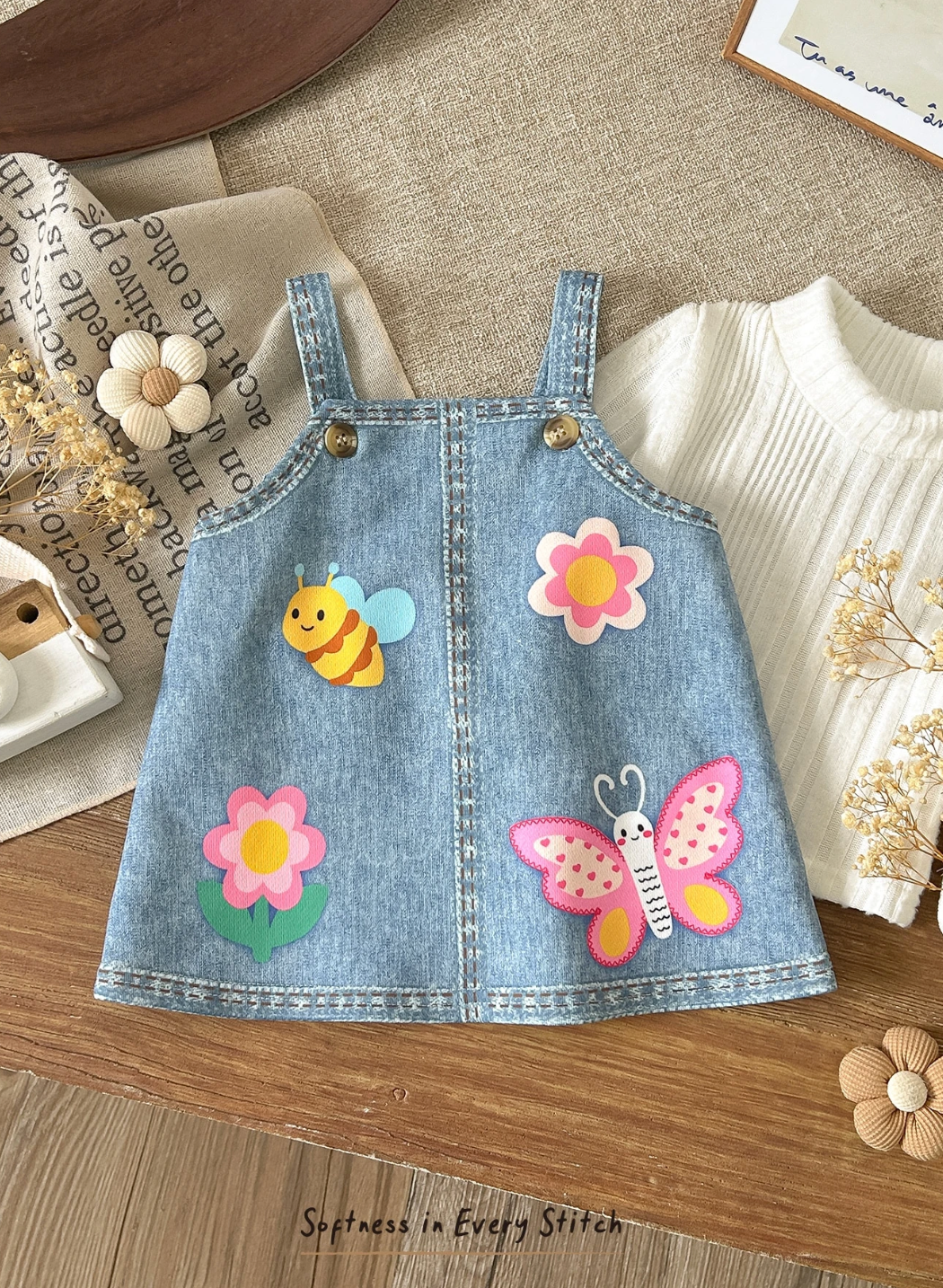 Overall Sasha Jardín Denim 🦋
