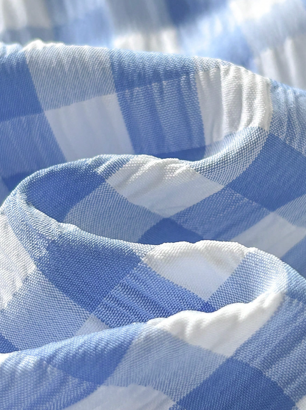 Conjunto Vichy Azul 🩵