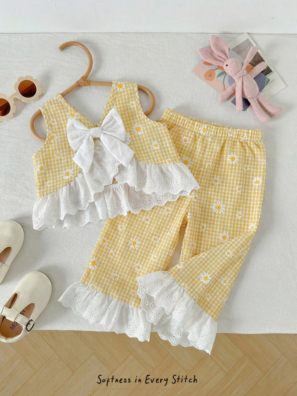 Conjunto Amarillo Vichy 💛