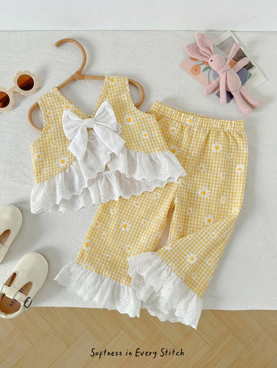 Conjunto Amarillo Vichy 💛
