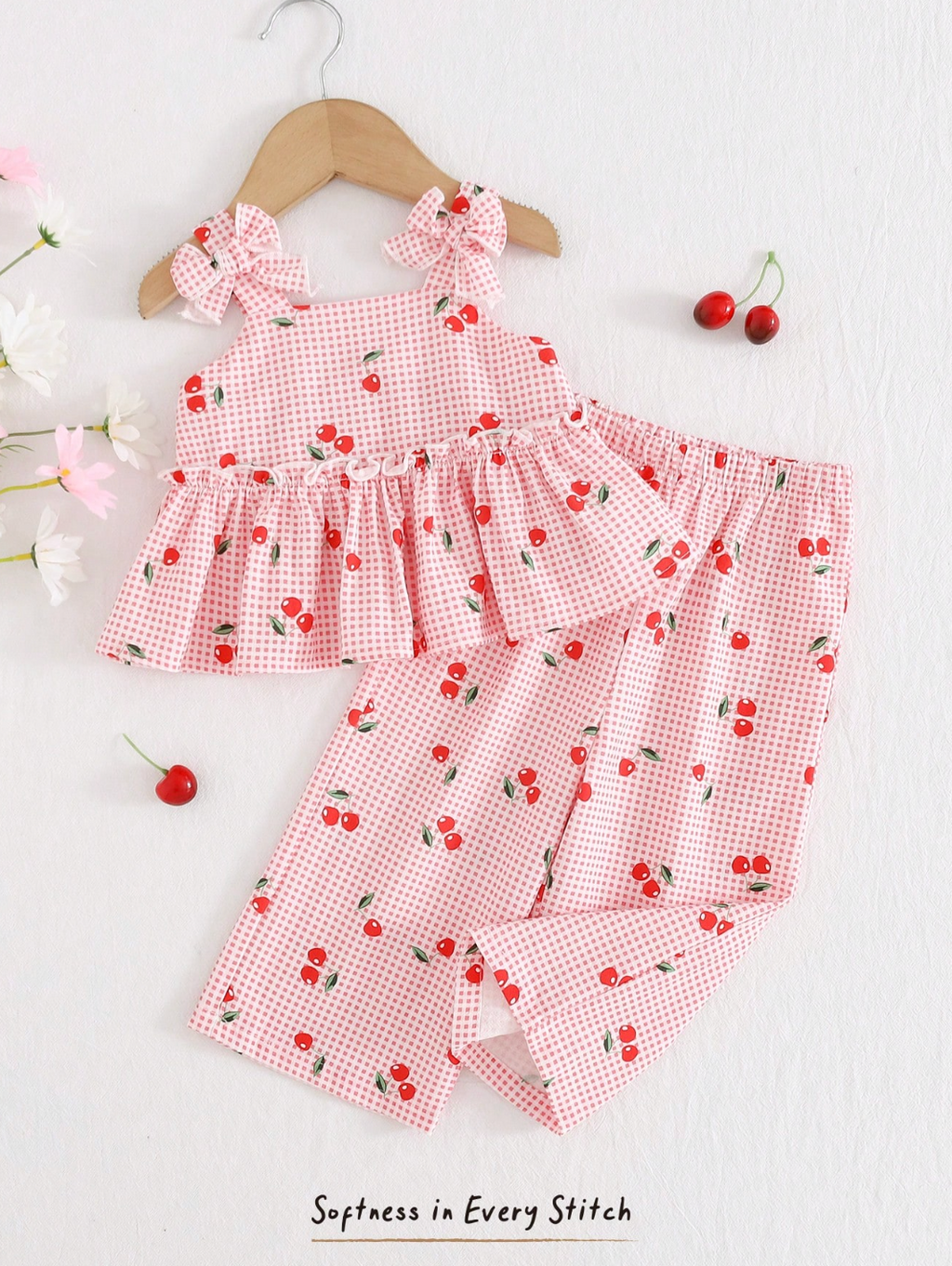 Conjunto Vichy Cerezas 🍒