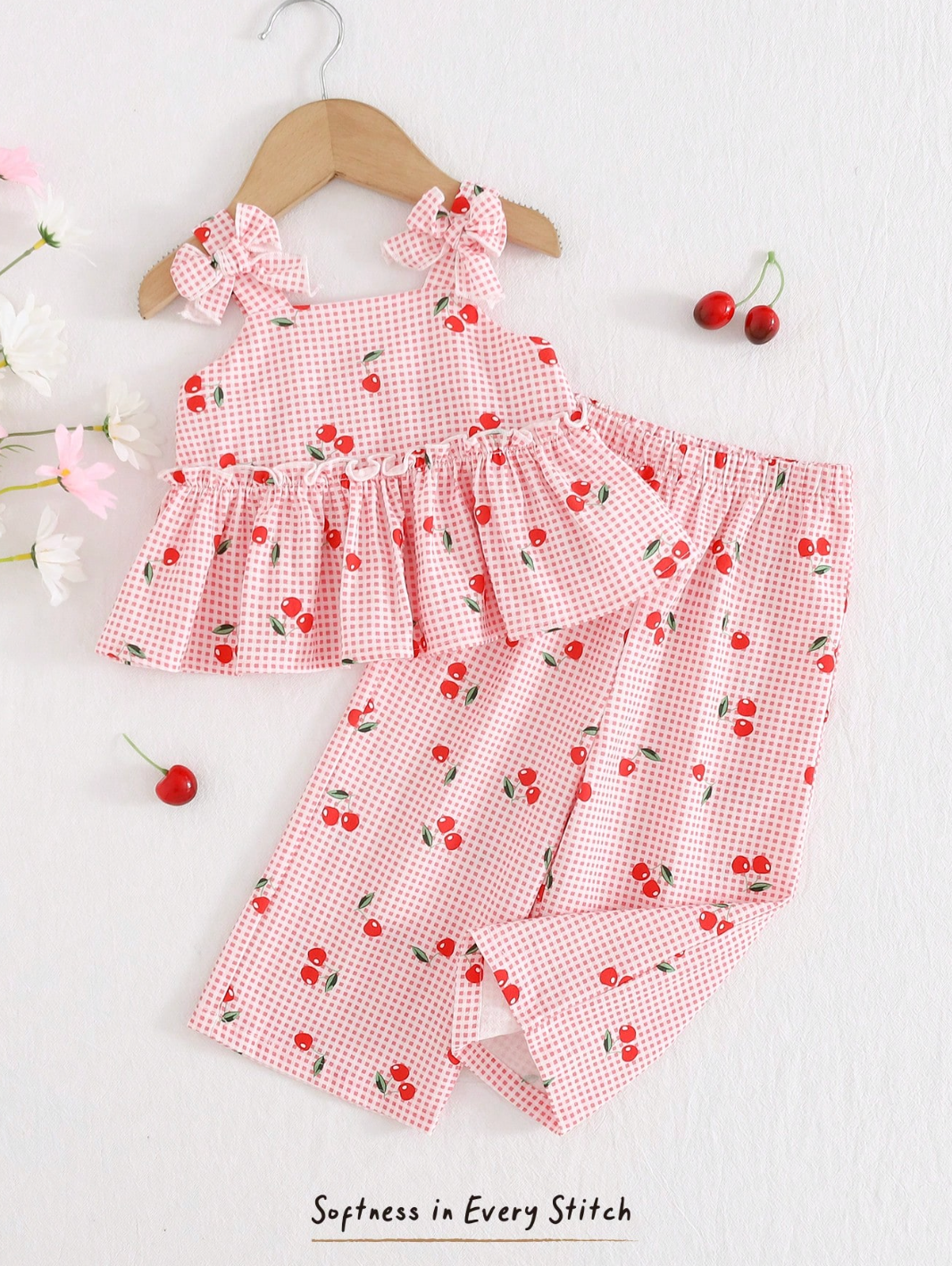 Conjunto Vichy Cerezas 🍒