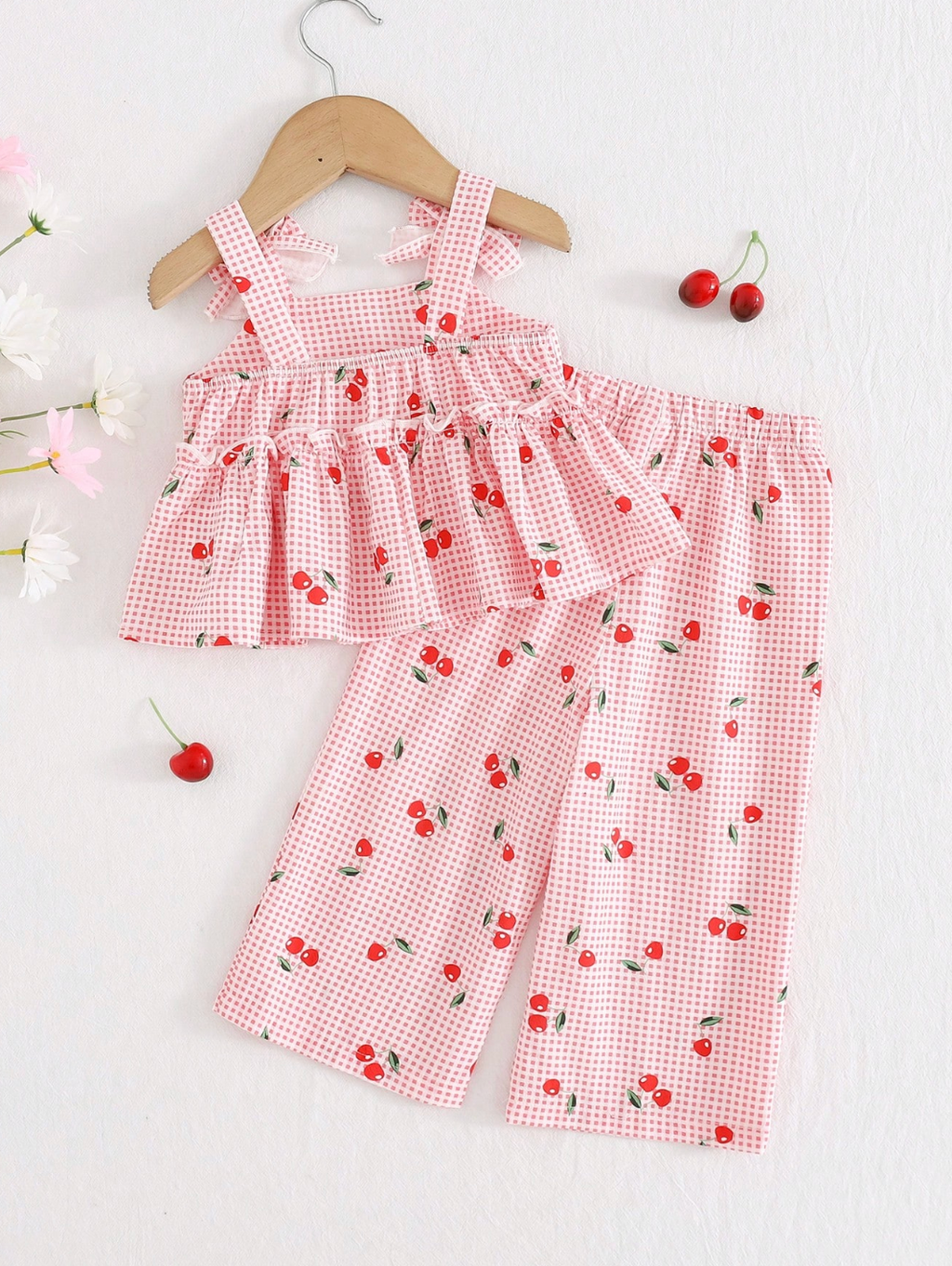Conjunto Vichy Cerezas 🍒