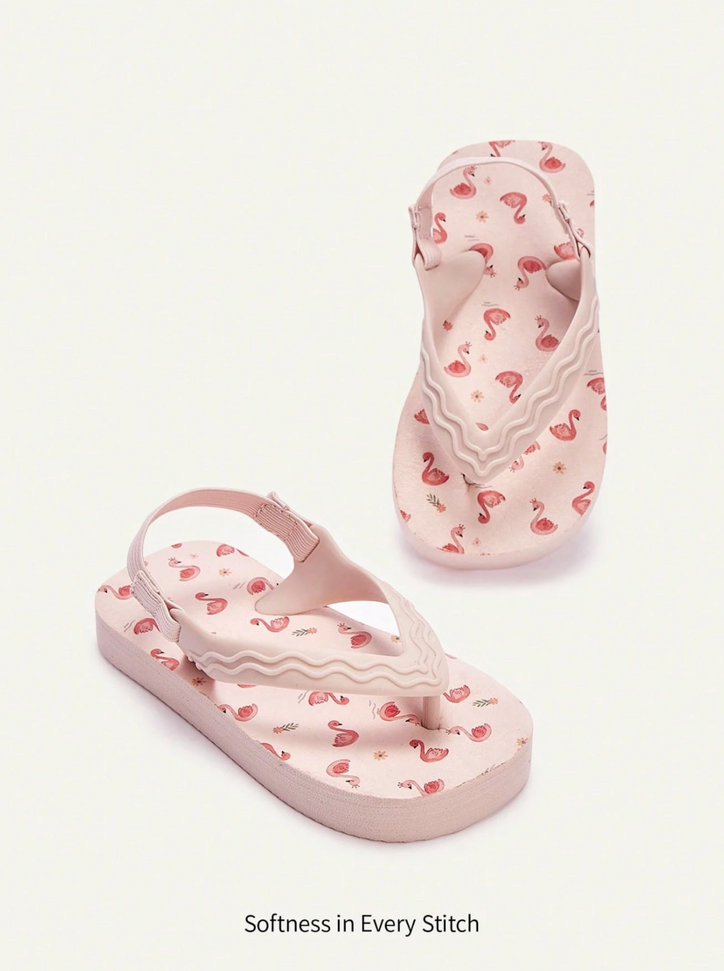 Sandalias Cisne Rosa