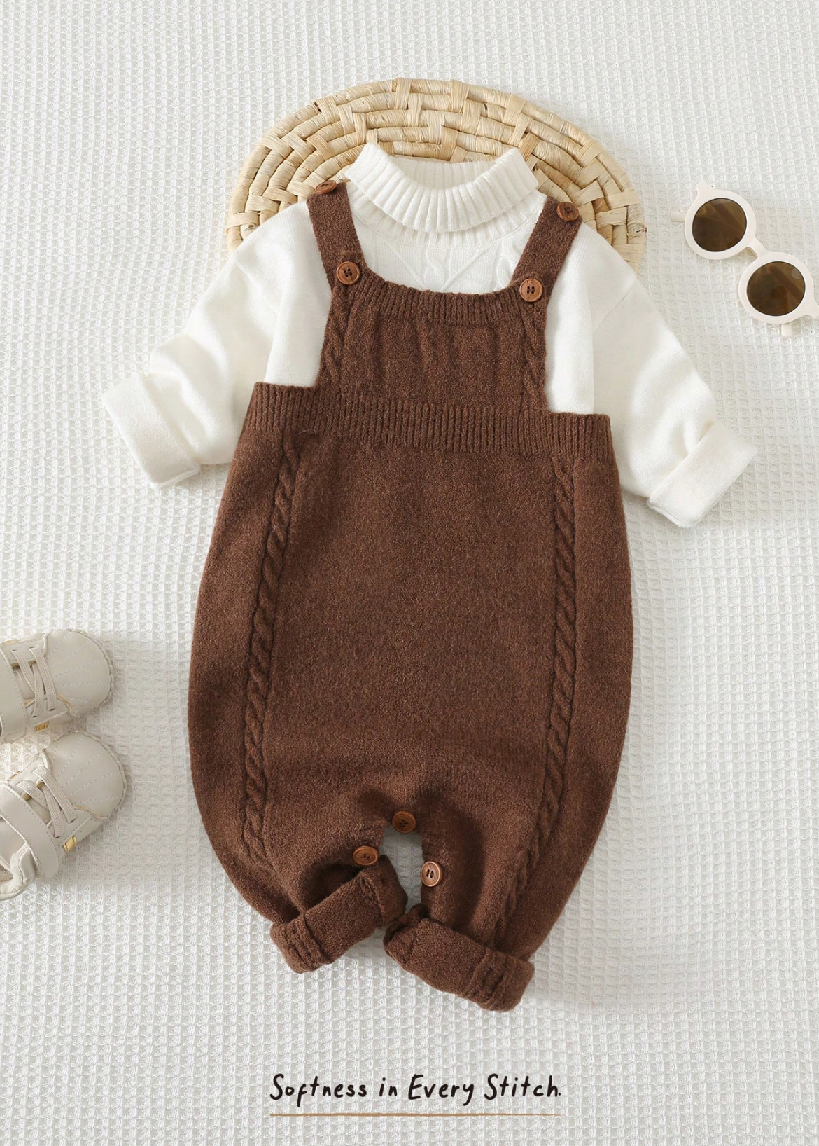 Overall tejido brownie