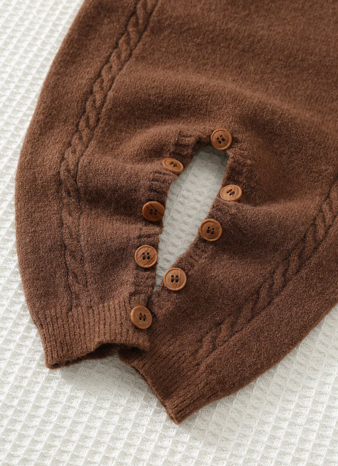 Overall tejido brownie