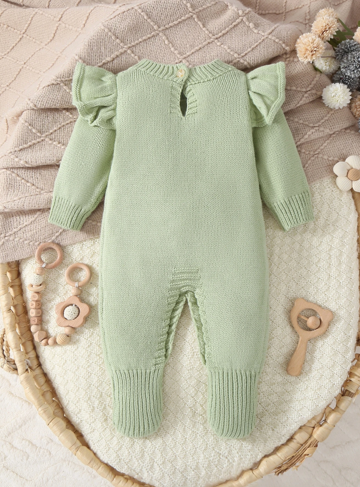 Enterizo Green Daisy