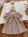 Vestido Vichy Brown