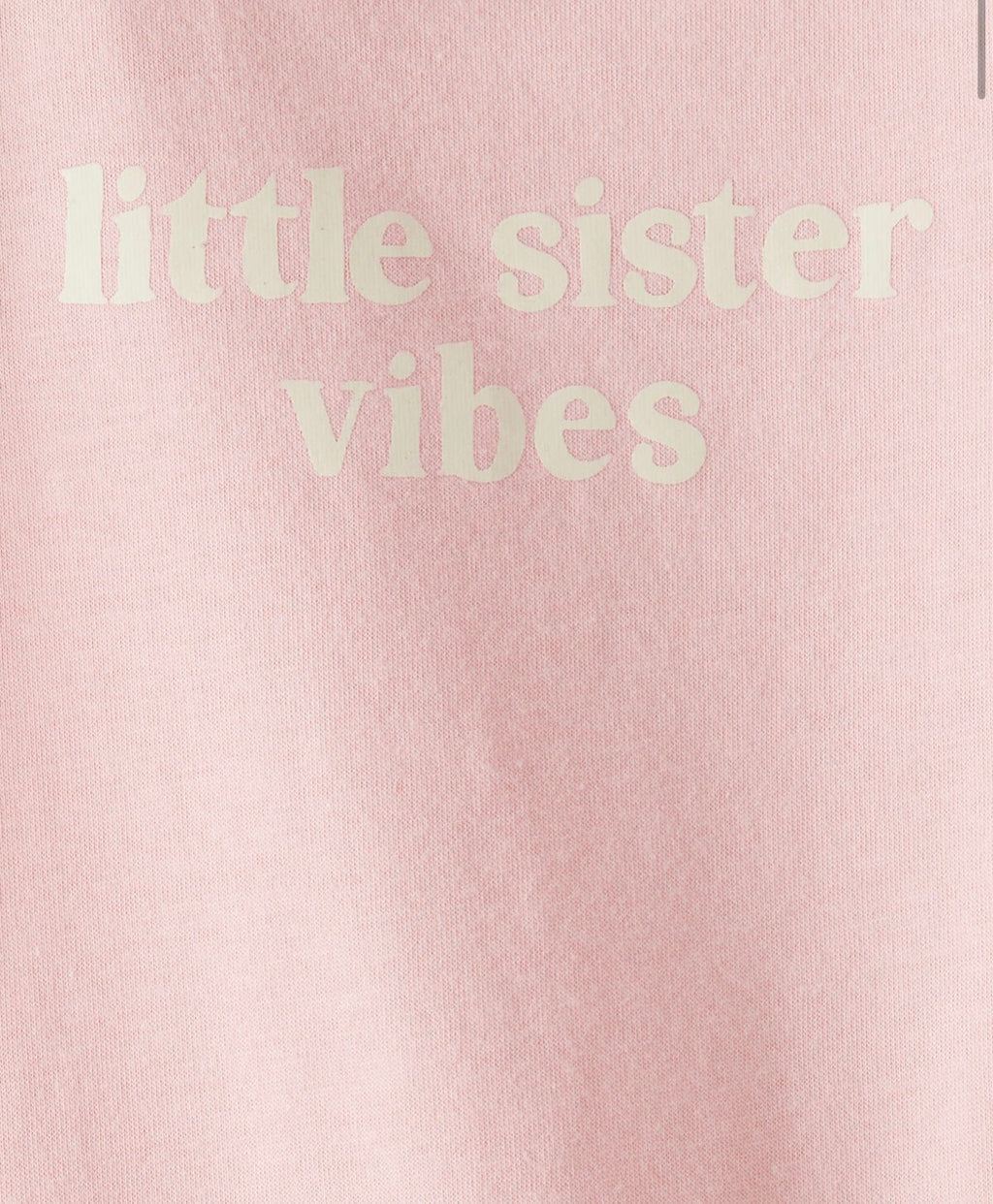Romper Little Sister Vibes Carter’s