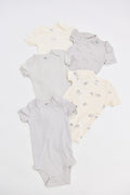 Pack de 5 Rompers Carter’s Elefantes🐘