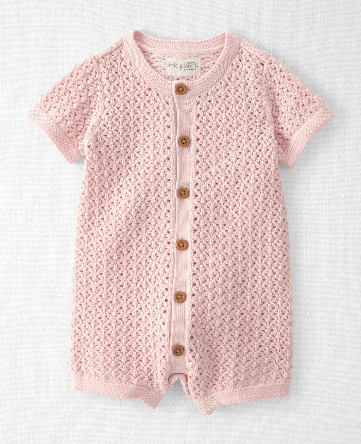 Romper Tejido de Algodón Orgánico Carter’s ✨