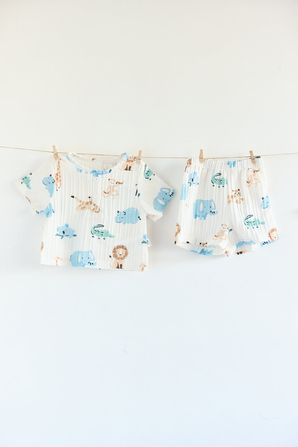 Set Estampado Animalitos 🦒🦏