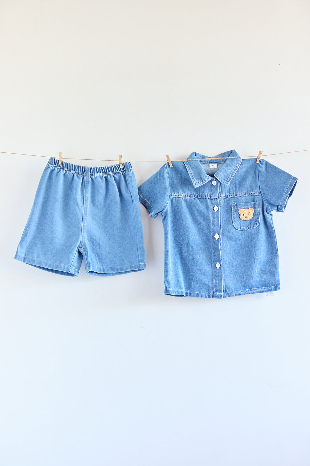 Denim Bear Set 🐻