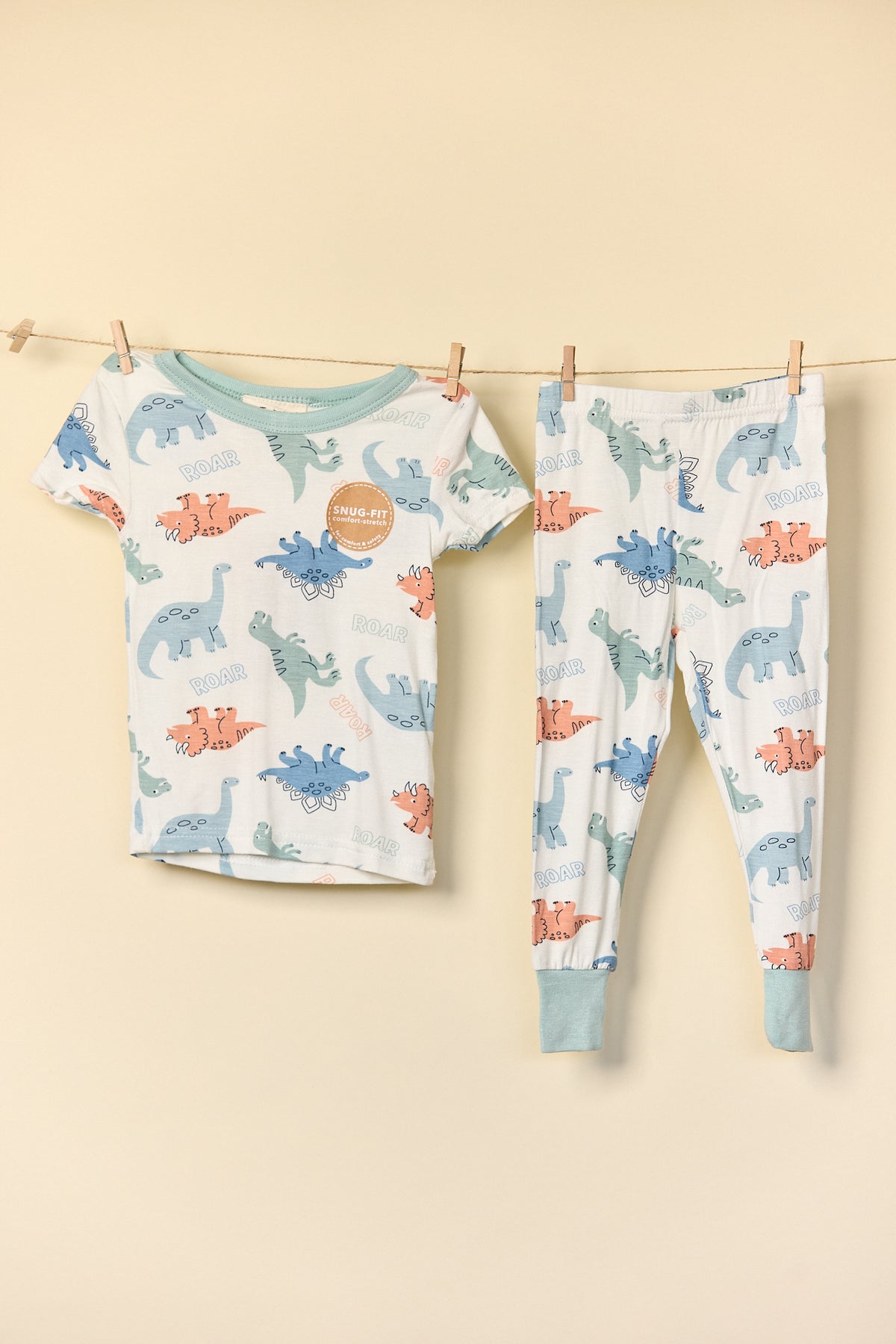 Pijama Dinosaurios Dos Piezas Bebe