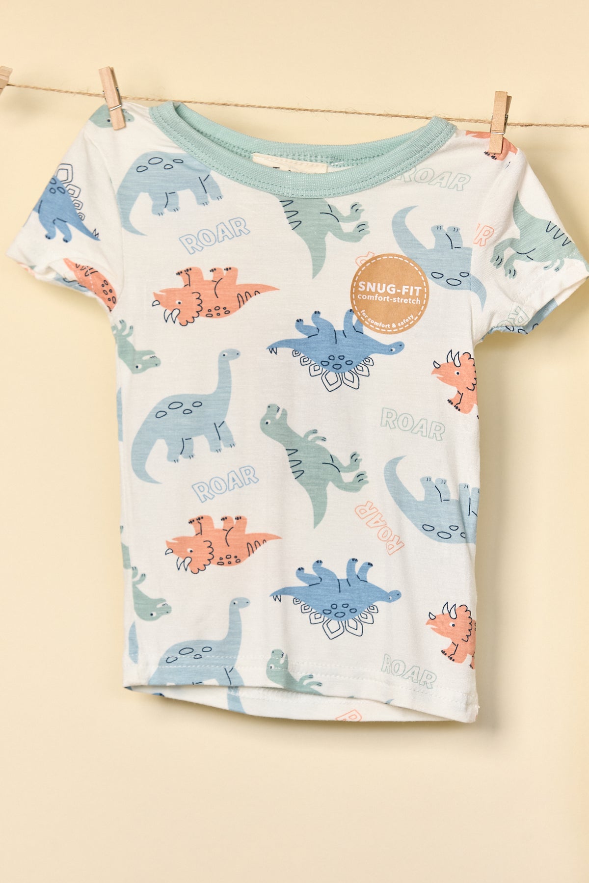 Pijama Dinosaurios Dos Piezas Bebe
