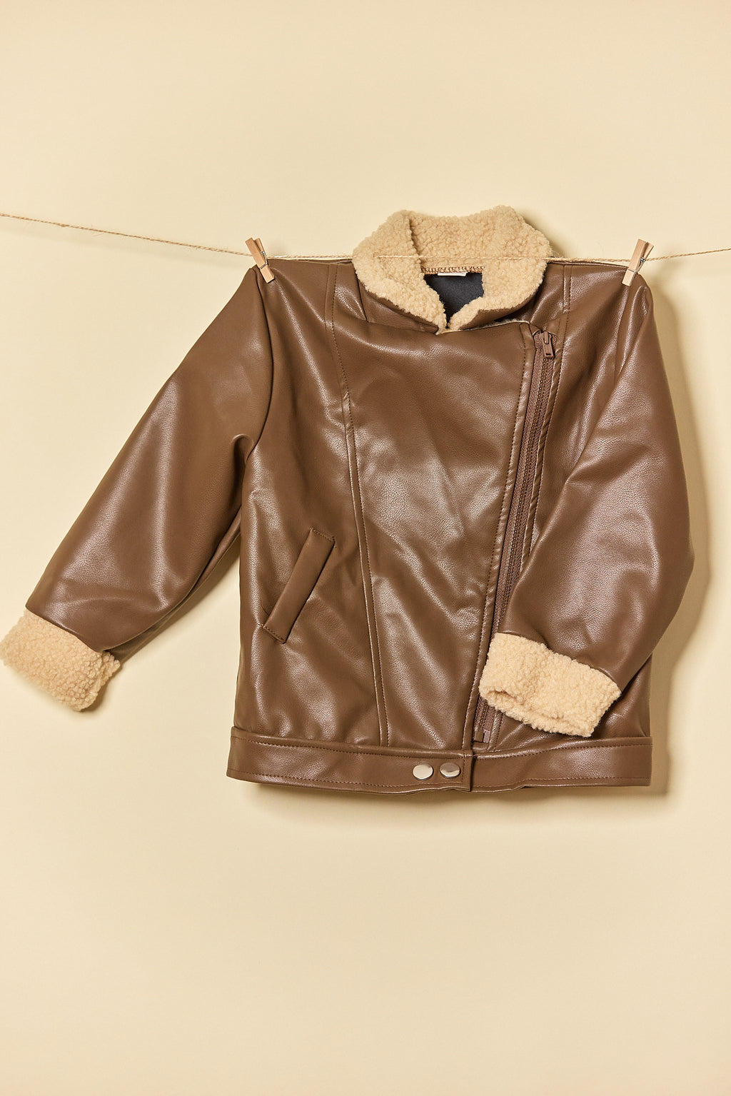 Faux Leather Jacket🤎