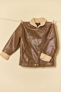 Faux Leather Jacket🤎