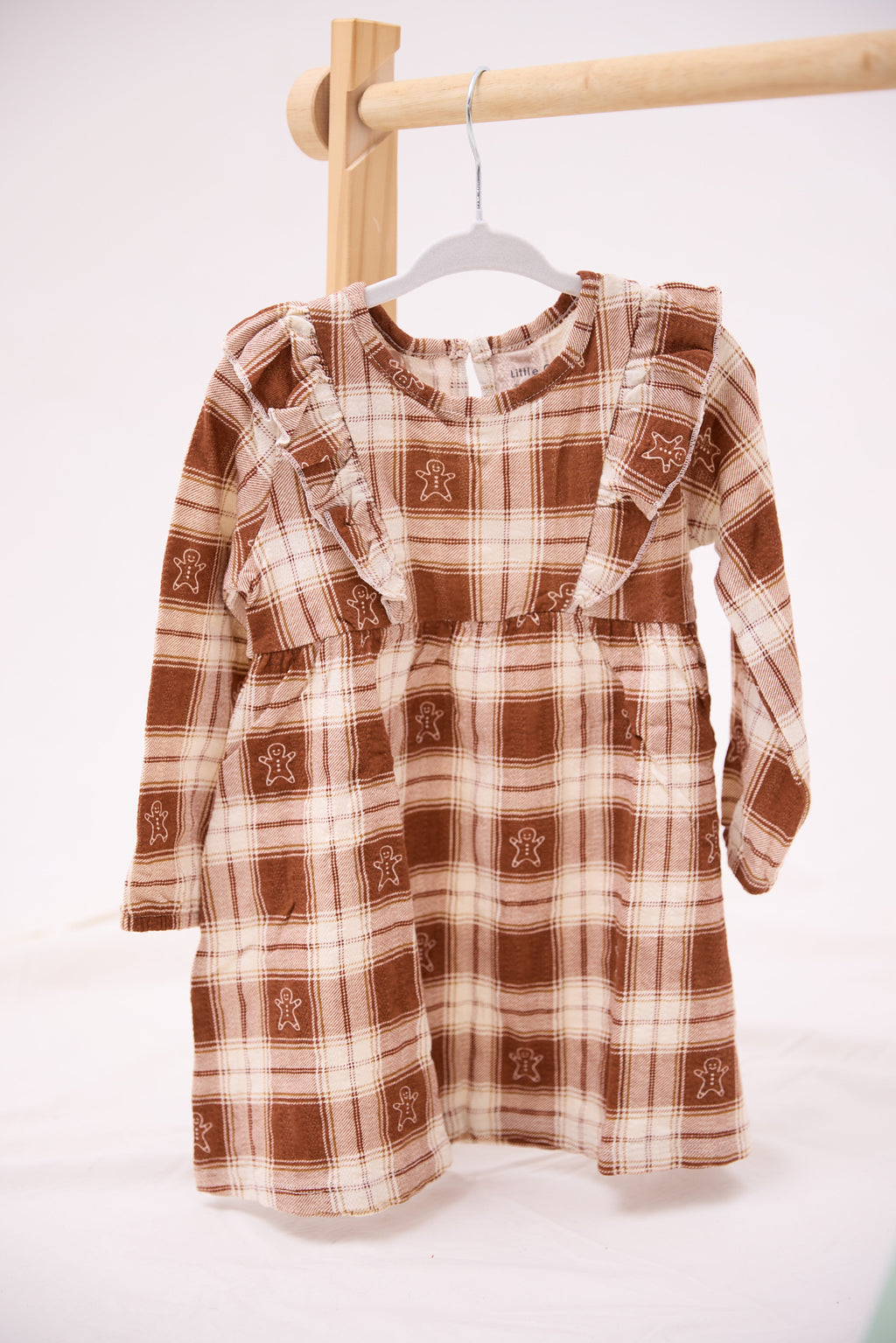 Ginger Plaid Brown Dress 🍪