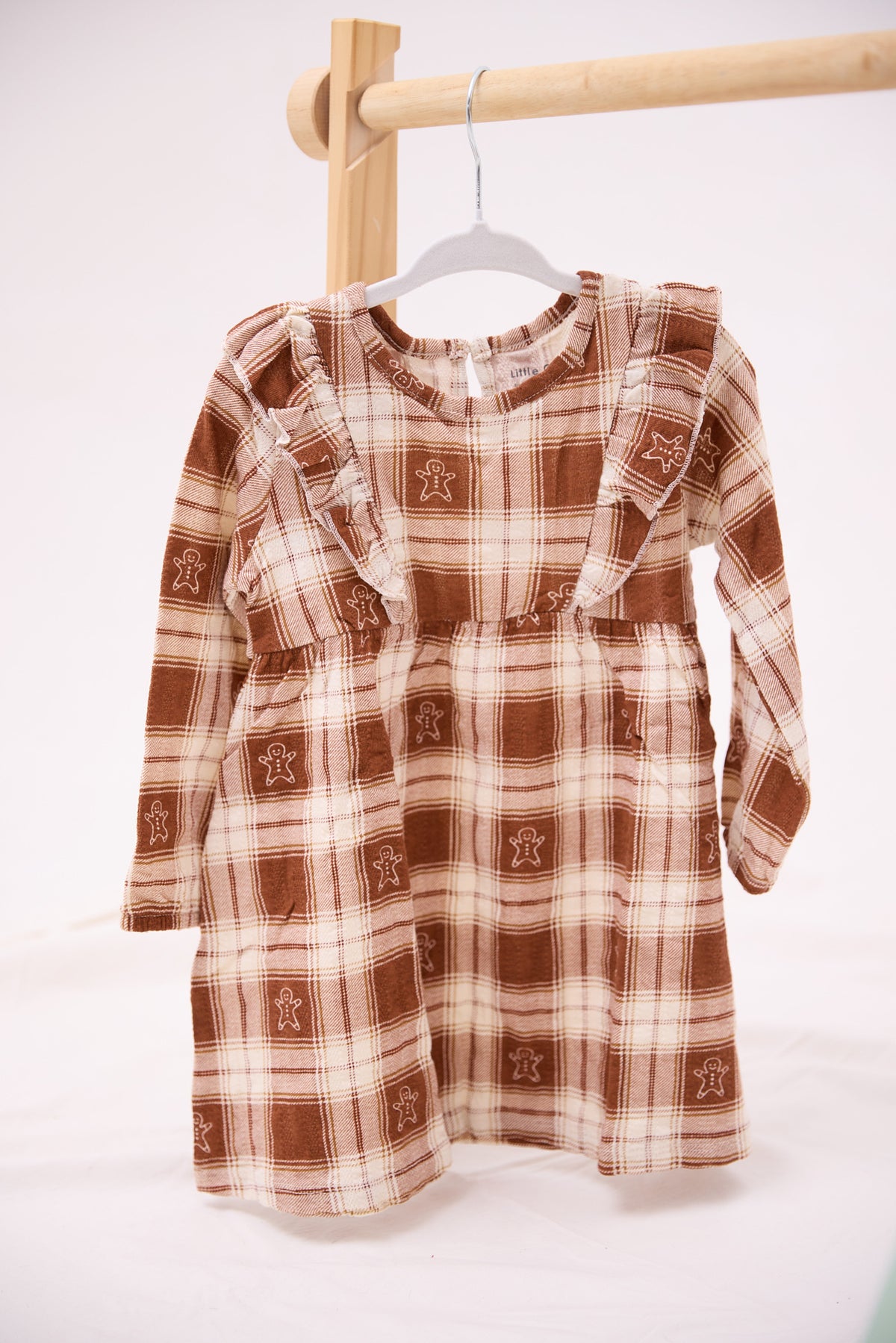 Ginger Plaid Brown Dress 🍪
