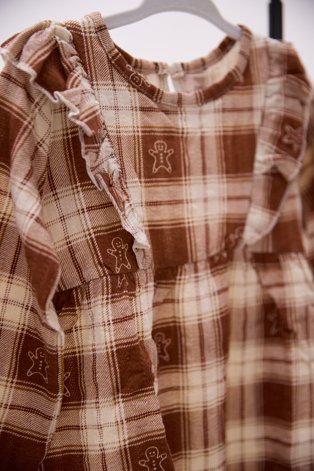 Ginger Plaid Brown Dress 🍪