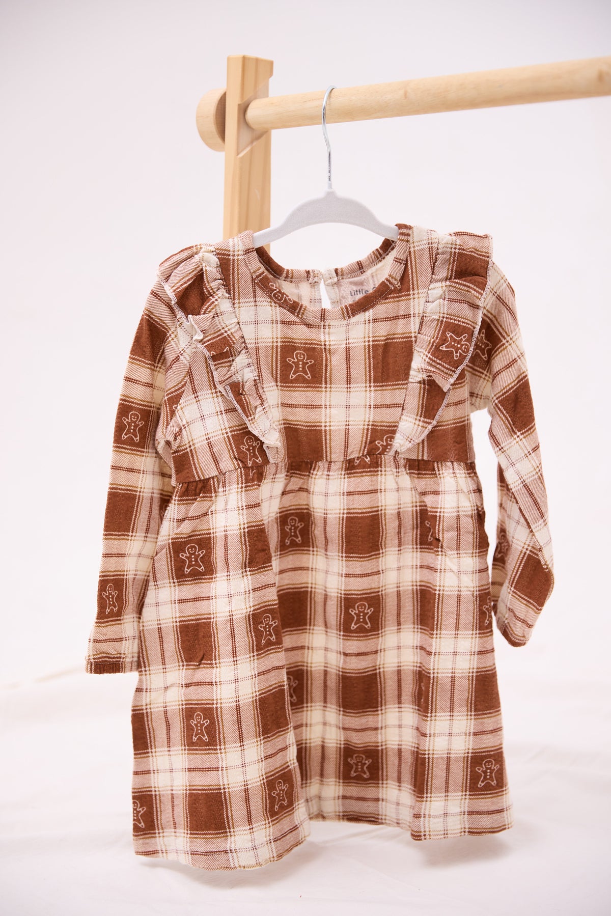 Ginger Plaid Brown Dress 🍪
