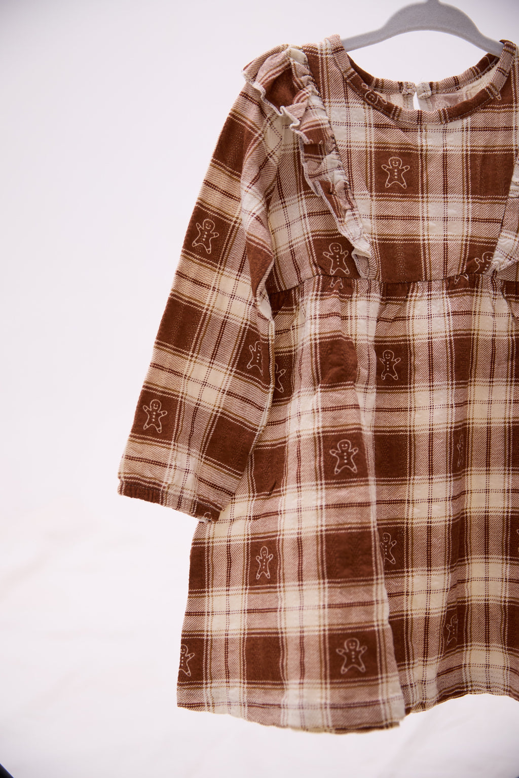 Ginger Plaid Brown Dress 🍪