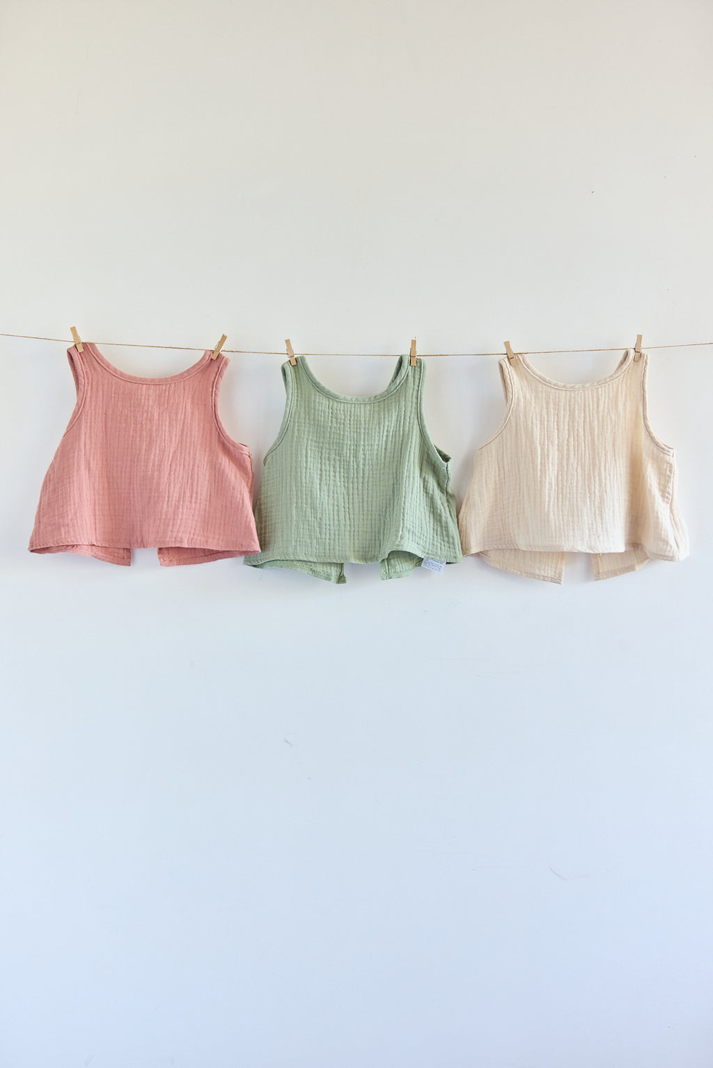 Tops de 100% Algodón con Lacitos 🎀