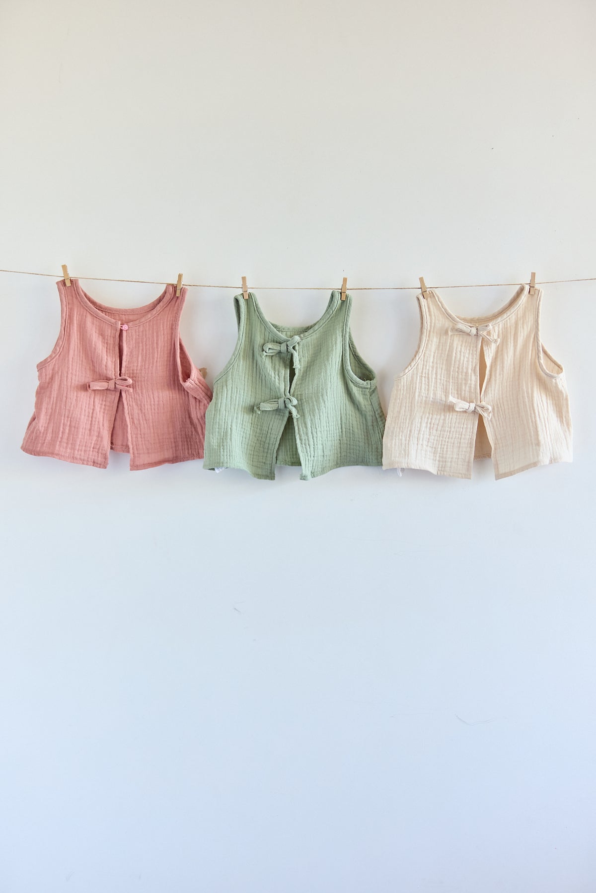 100% Cotton Tops with Bows 🎀