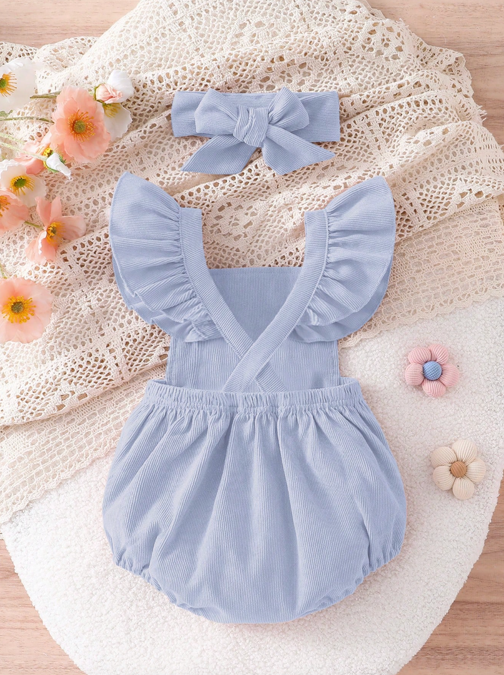 Romper White Bunny 🐇