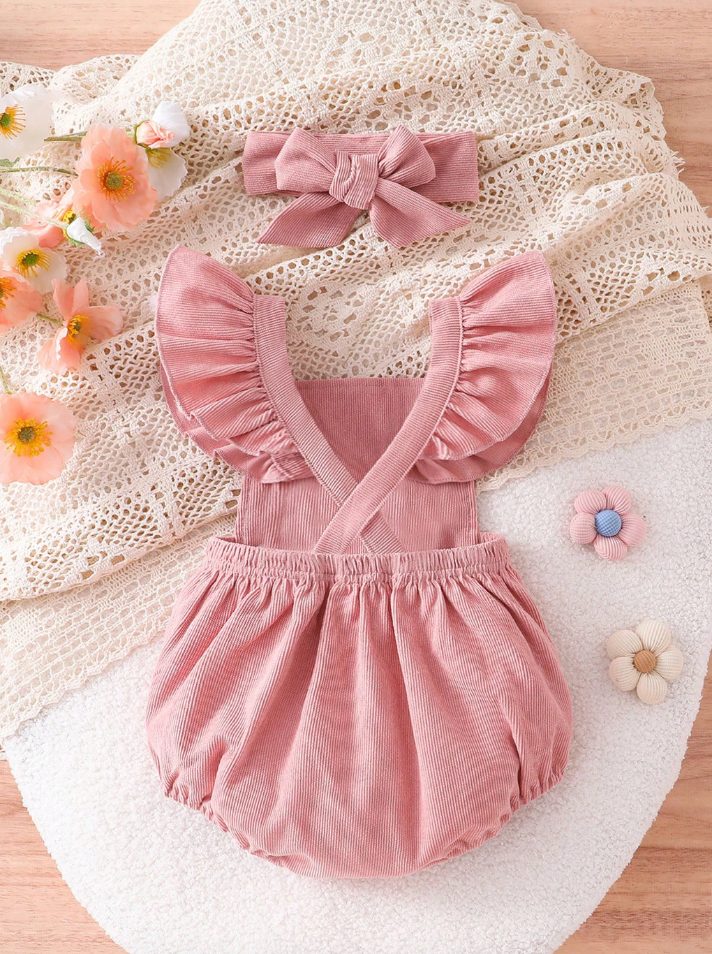 Romper White Bunny 🐇
