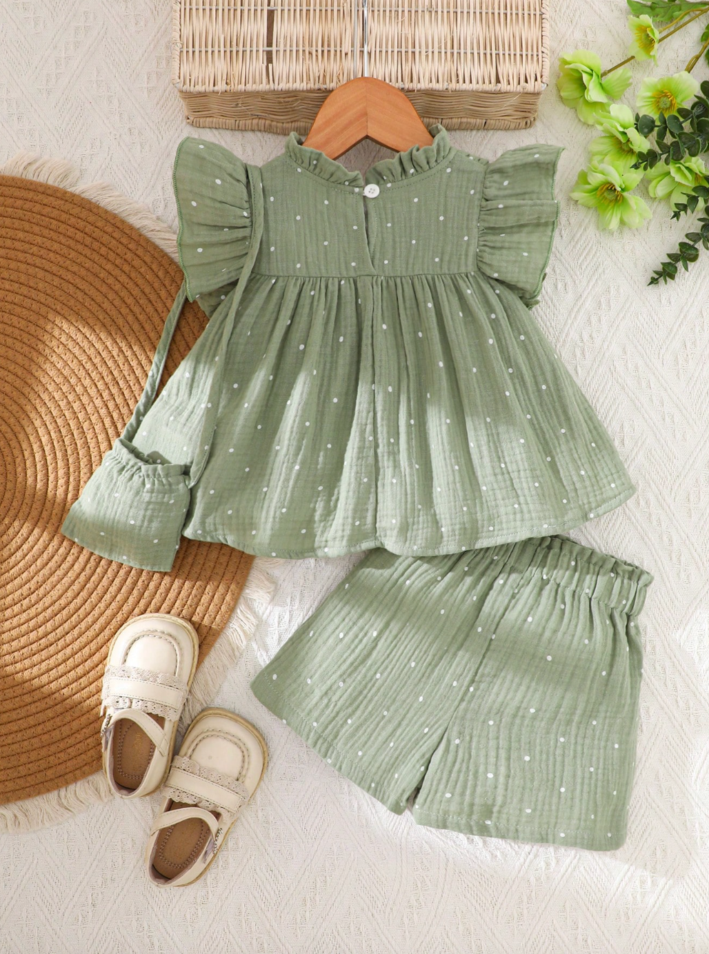 Conjunto con Bolsito Sweet Dots 🌿