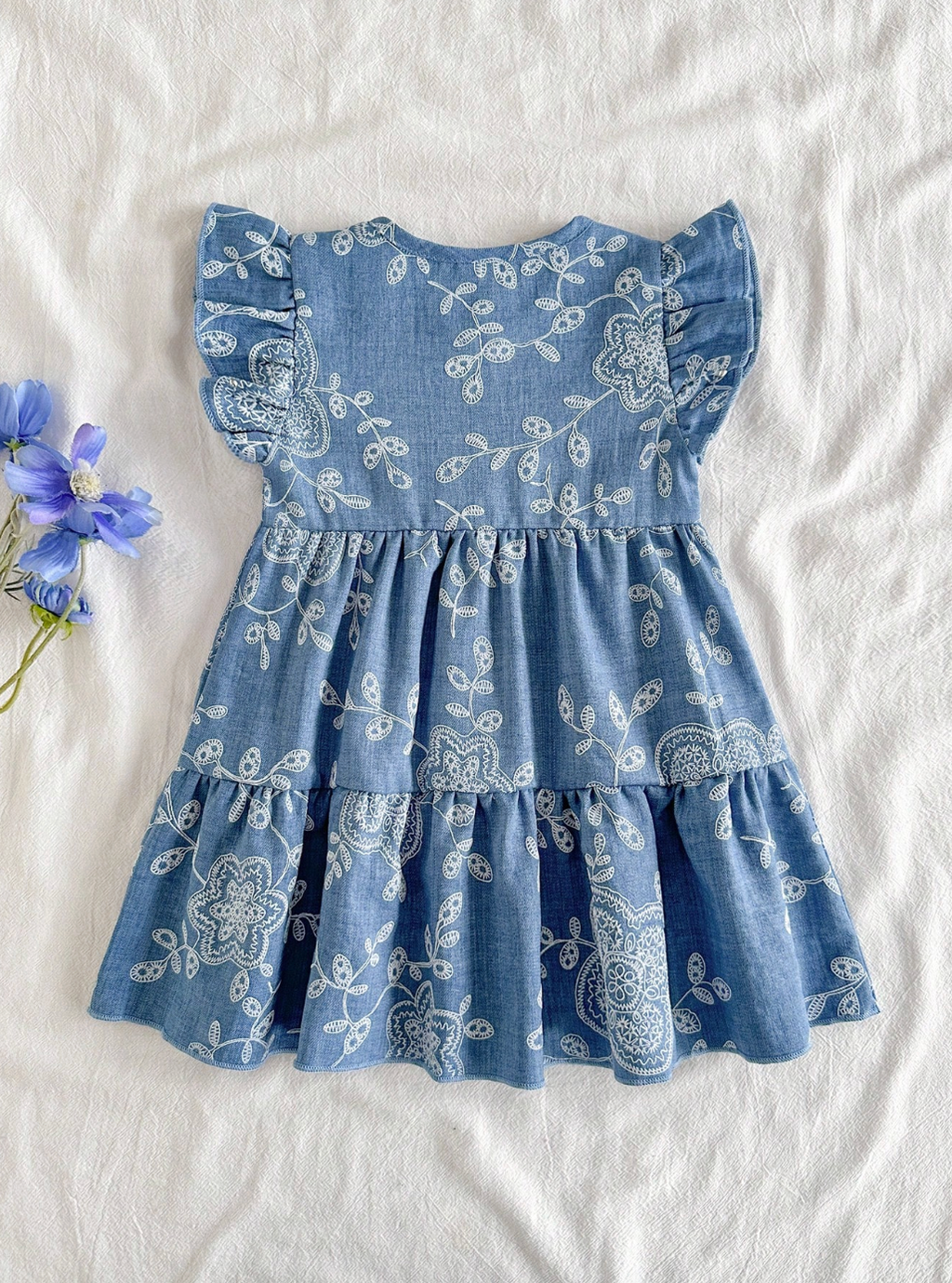 Vestido Sky Flowers 💙