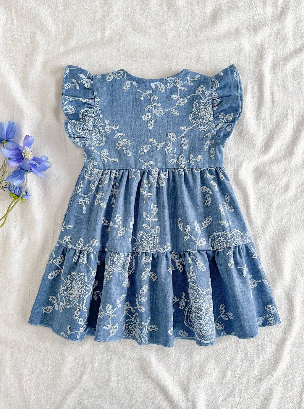 Vestido Sky Flowers 💙