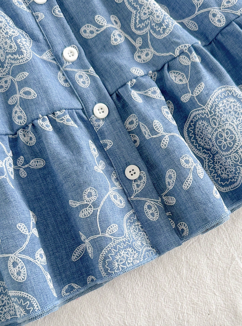 Vestido Sky Flowers 💙