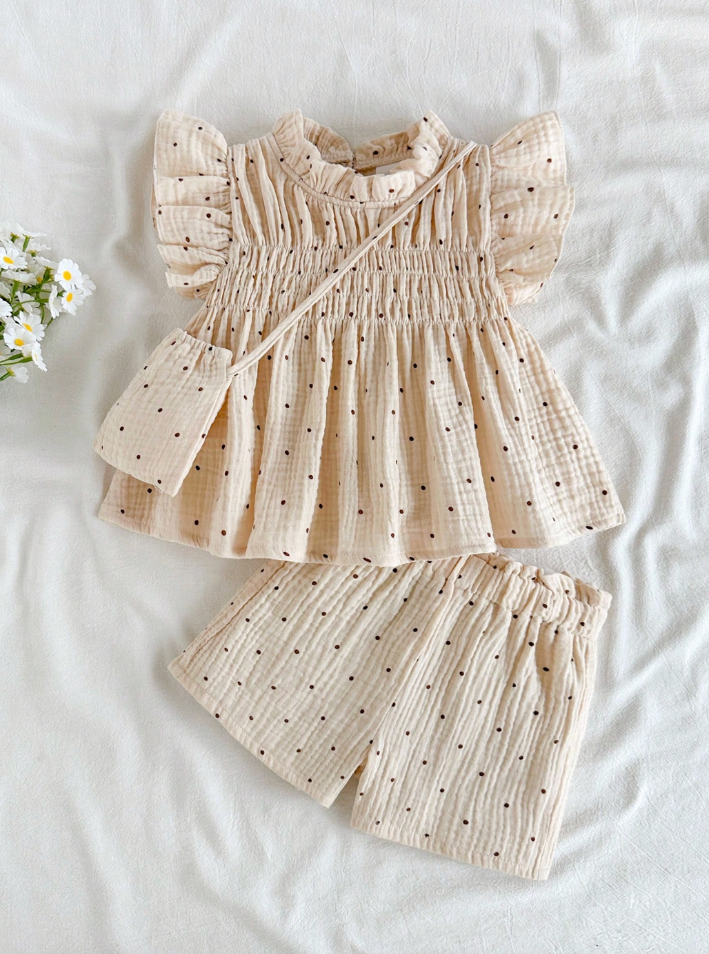 Conjunto con Bolsito Sweet Dots 🌿