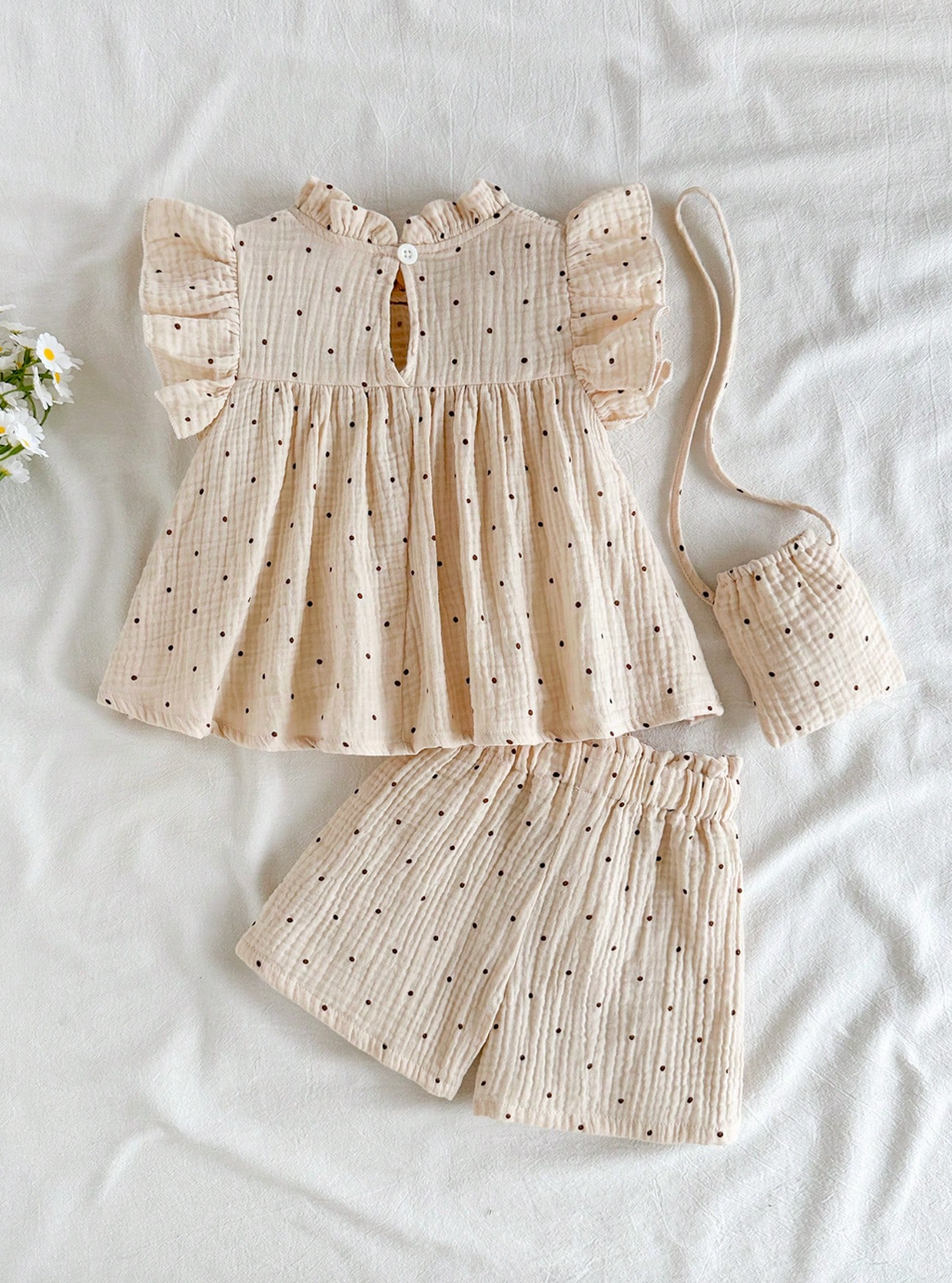 Conjunto con Bolsito Sweet Dots 🌿