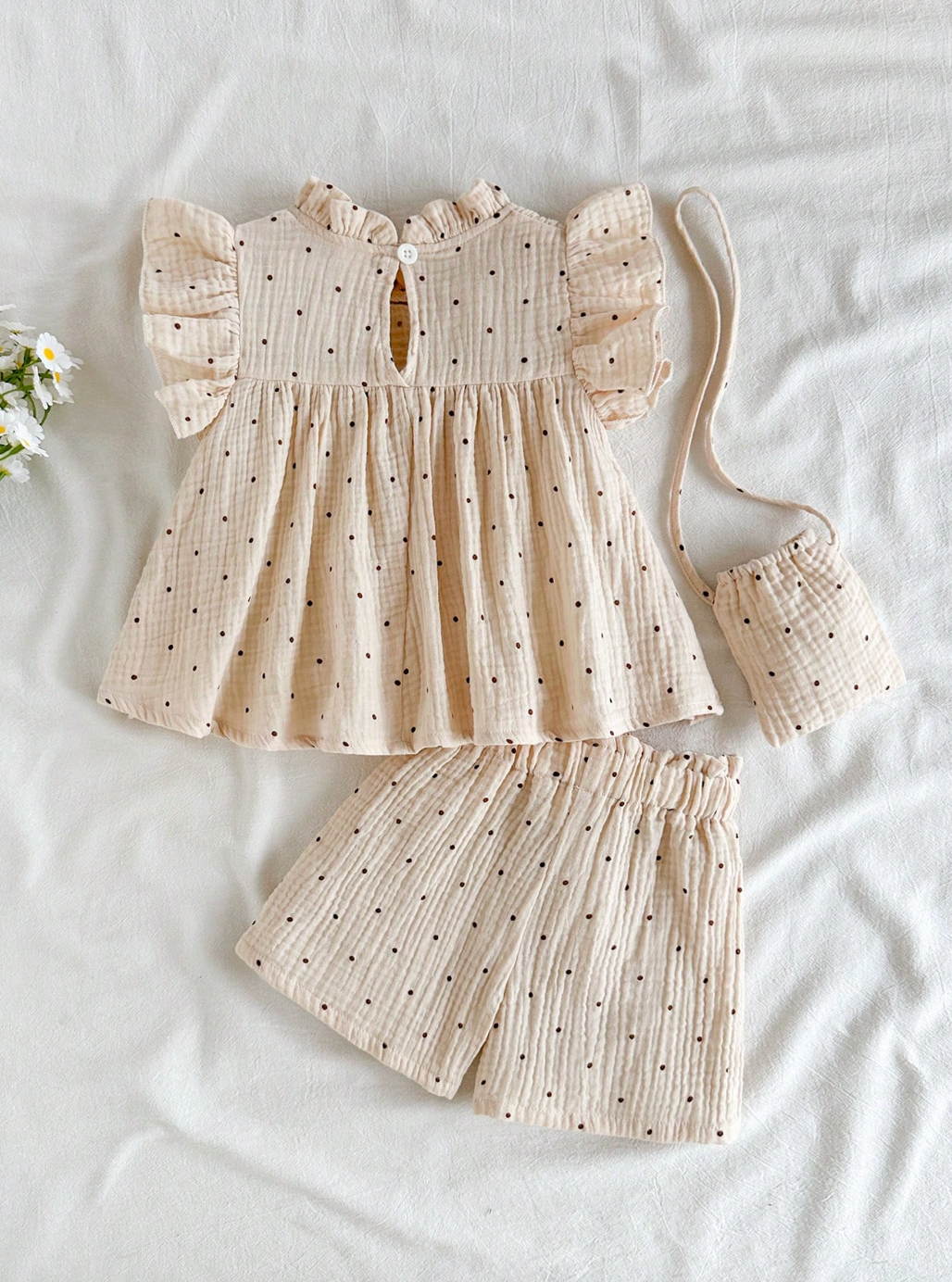 Conjunto con Bolsito Sweet Dots 🌿